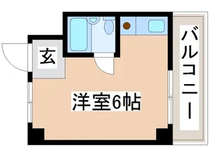 ベル東須磨【402号室】の間取り
