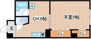 ヤマウラ77ビル【6階】の間取り