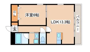 プチベルージュ【3階】の間取り