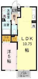 セブンレーヴ【2階】の間取り