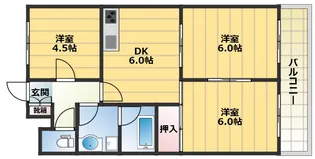 ライオンズマンション下山手第2【2階】の間取り