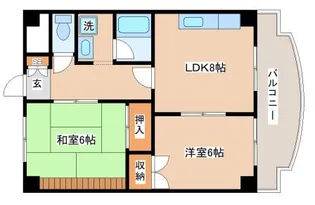 ドリーム寺池【3階】の間取り