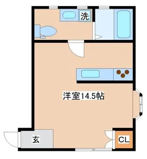 オーシャンコート【1階】の間取り