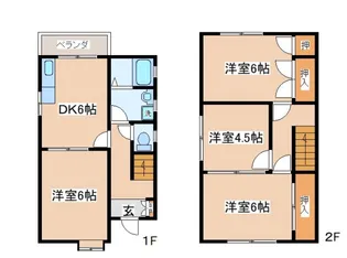 兵庫県神戸市中央区中山手通7丁目【一戸建】の間取り