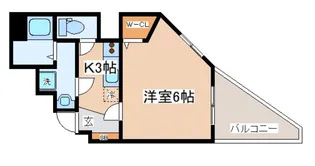 兵庫県神戸市兵庫区三川口町3丁目【マンション】の間取り