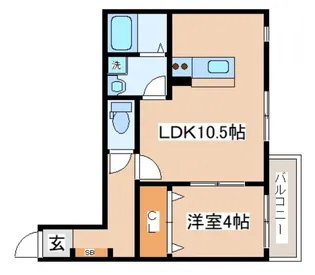 兵庫県神戸市長田区房王寺町3丁目【アパート】の間取り