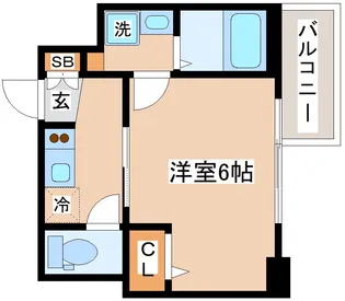 兵庫県神戸市兵庫区御崎本町3丁目【マンション】の間取り