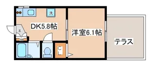 レックインひよどり【1階】の間取り