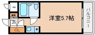 ビシック西進【2階】の間取り
