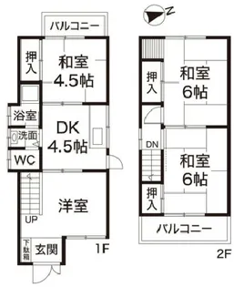 兵庫県神戸市垂水区旭が丘3丁目【一戸建】の間取り
