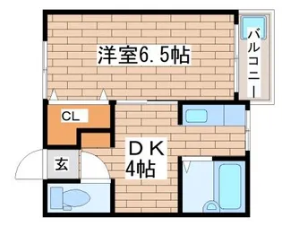 グリーンパレス【201号室】の間取り