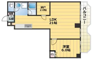北野町アーバンライフ【2階】の間取り