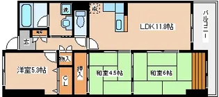 兵庫県神戸市長田区上池田3丁目【マンション】の間取り