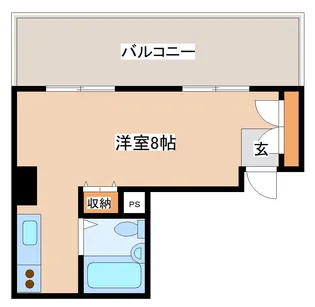 マンションミハス【401号室】の間取り
