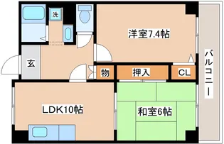 兵庫県神戸市兵庫区西上橘通1丁目【マンション】の間取り