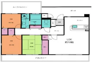 ドルフサトウ【5階】の間取り