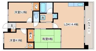 アプリーレ垂水【8階】の間取り