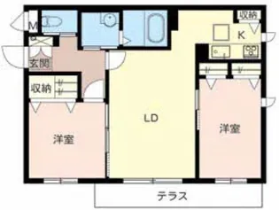 サンクレスト御崎【1階】の間取り
