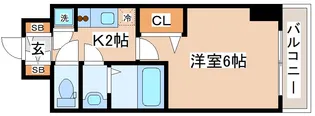 兵庫県神戸市兵庫区東出町3丁目【マンション】の間取り