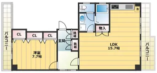 アカカベビル【3階】の間取り