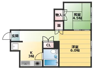 アパルトロア【6階】の間取り