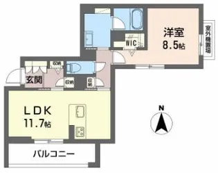 グランメゾン神戸中山手【2階】の間取り