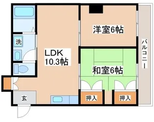 ゴールドクレスト垂水【1階】の間取り