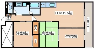 兵庫県神戸市長田区蓮宮通4丁目【マンション】の間取り