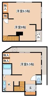 兵庫県神戸市長田区檜川町3丁目【一戸建】の間取り