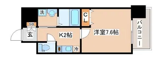兵庫県神戸市兵庫区門口町【マンション】の間取り