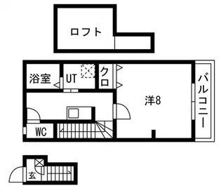 あんしん+明神町【2階】の間取り