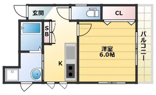兵庫県神戸市兵庫区御崎本町2丁目【マンション】の間取り