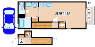 アルハンブラ【2階】の間取り
