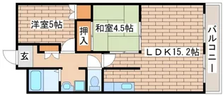リノスタイル江井ヶ島【306号室】の間取り