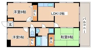 ハイツニシキ【4階】の間取り