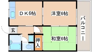 ルミナスハイツII【202号室】の間取り