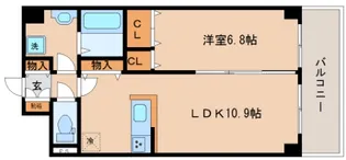 ホワイト塚本【3階】の間取り