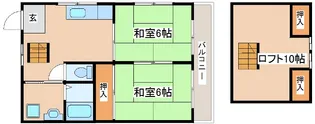 山本マンション【2階】の間取り