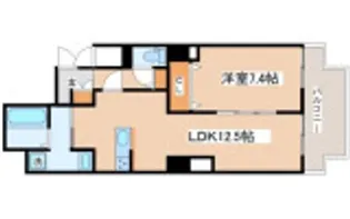 エムライズ大観町【1階】の間取り