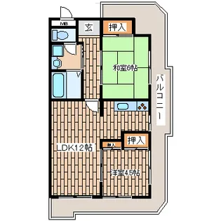 メゾンIYASAKA(メゾンイヤサカ)【2階】の間取り