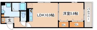 ブランシェ本町【3階】の間取り