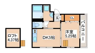 TERUMA MARE鷹匠町(テルママーレ)【2階】の間取り