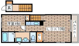 パークイーストIV【2階】の間取り