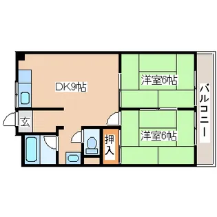 ハイツOGI【3階】の間取り