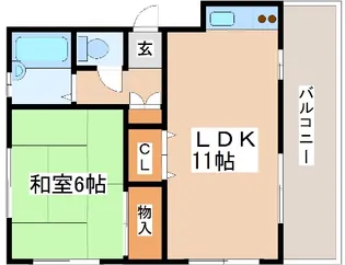 パインクレスト林崎【2階】の間取り