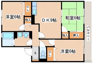 アルパポンテ1番館【2階】の間取り