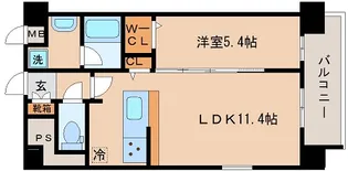 アズール西明石【4階】の間取り