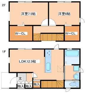 兵庫県明石市大蔵中町【一戸建】の間取り