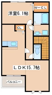 ファミールモノモリ【2階】の間取り