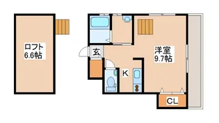 レグルス新明【1階】の間取り